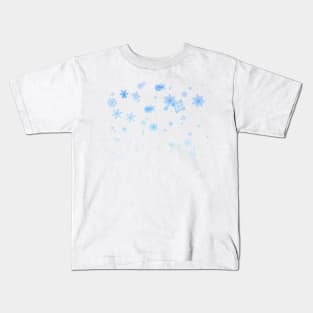 Snowflake Pattern Kids T-Shirt